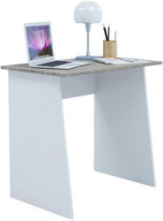 Schreibtisch B 80cm H 74cm Masola Mini, Eiche Dekor/Weiß
