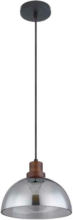 Möbelix Hängeleuchte Varus H: 120 cm 1-Flammig mit Rauchglas
