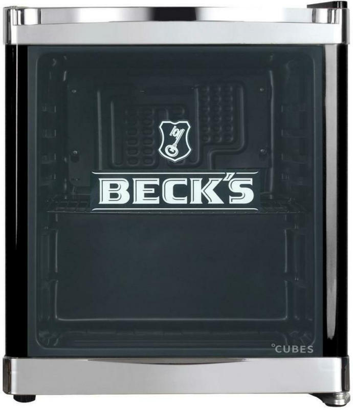 Mini-Kühlschrank Cool Cube Becks Black 48 L Freistehend