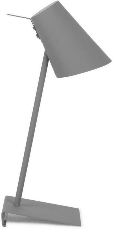 Tischlampe Cardiff Grau mit Schalter