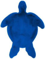 Möbelix Kinderteppich Schildkröte Blau Lovely Kids 68x90 cm