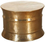 Möbelix Couchtisch Rund aus Aluminium Karam, Goldfarben