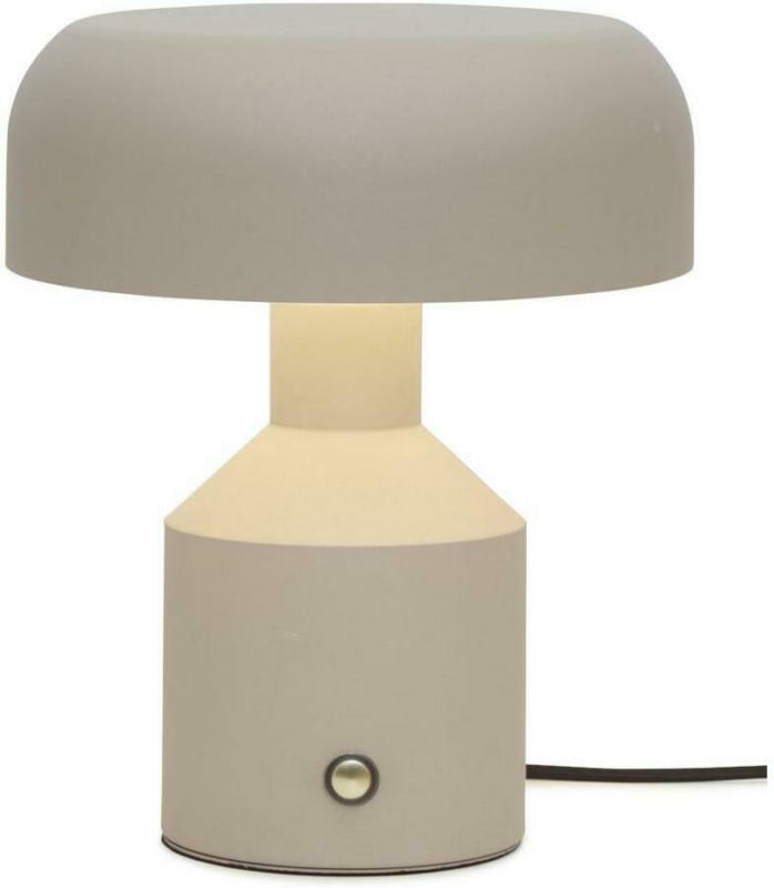 Tischlampe Porto Sandfarben mit Schalter
