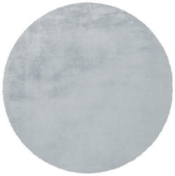 Hochflorteppich Blau/Grau Rabbit Rund D: 160 cm