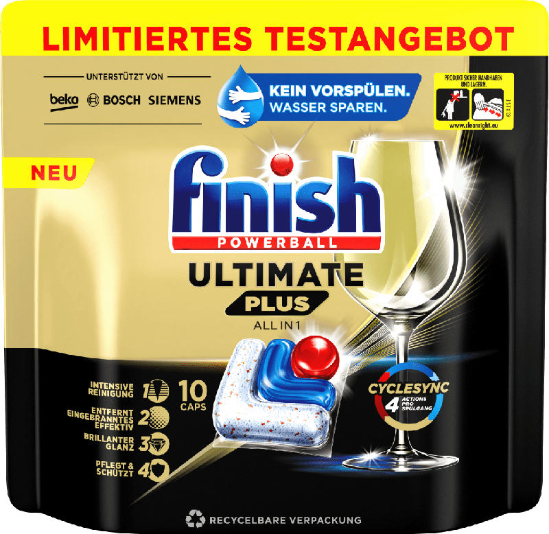 Finish Spülmaschinen-Tabs Ultimate Plus