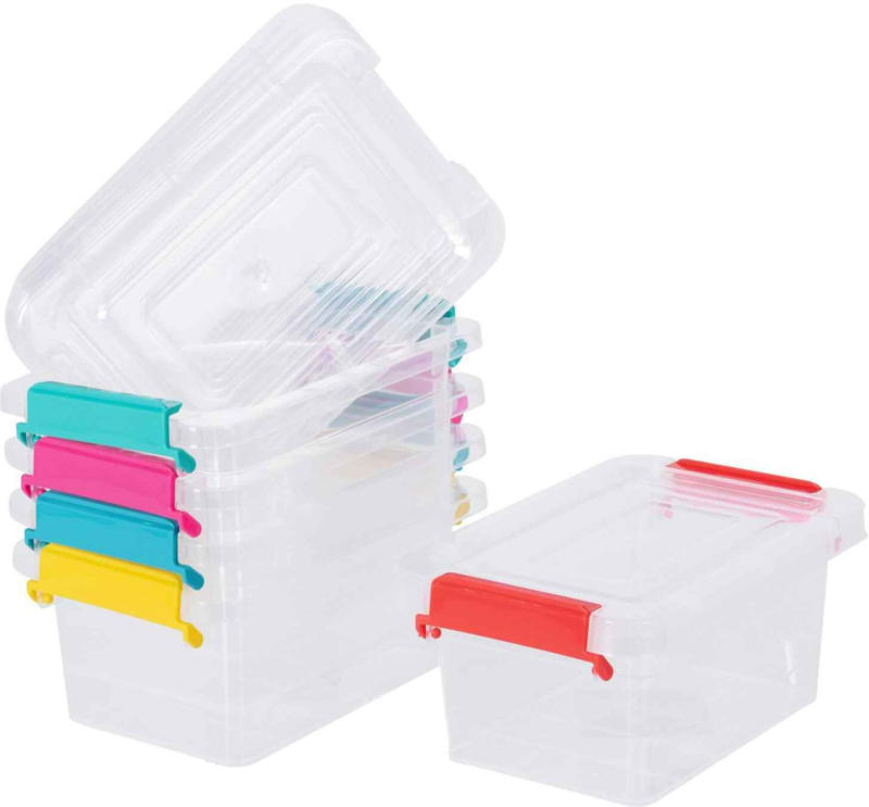 Vorratsdosen Klick happy color 5er-Pack 1 Liter -