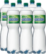 Henniez Mineralwasser leicht prickelnd, mit wenig Kohlensäure, 6 x 1,5 Liter