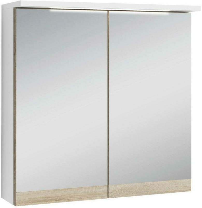 Spiegelschrank Marino mit Led 2-Türig BxHxT: 60x60x20 cm