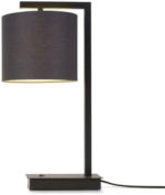 Möbelix Tischlampe Boston Schwarz mit Schalter