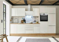 Küchenzeile mit Geräten B: 340 cm Weiß