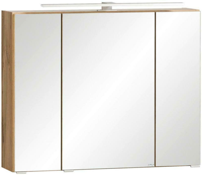 Spiegelschrank Varese B: 80 cm Wotaneiche Dekor