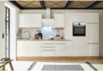 Möbelix Küchenzeile Bema mit Geräten B: 370 cm Weiß, Modern