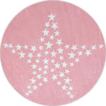 Möbelix Kinderteppich Rund Stern Pink Bambi ⌀ 120 cm