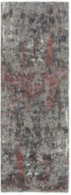 Möbelix Teppich Läufer Grau/Rot Timeline Quantum 80x250 cm
