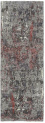 Teppich Läufer Grau/Rot Timeline Quantum 80x250 cm