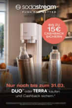 Penny Markt GmbH SodaStream Cashback - bis 31.03.2023