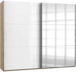 Möbelix Schwebetürenschrank Level 36d Eiche/Weiß B:250 cm