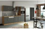 Möbelix Küchenzeile Sorrento Mit Geräten B: 270 cm Anthrazit