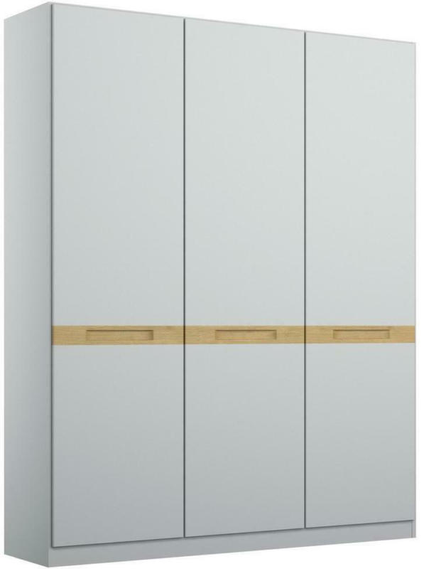 Drehtürenschrank Rangun B: 136 cm Grau