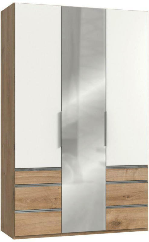 Drehtürenschrank Level 36a Eiche/Weiß B: 150 cm