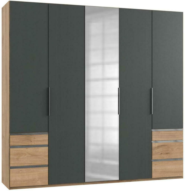 Drehtürenschrank Level36a Graphit/Eiche B:250cm