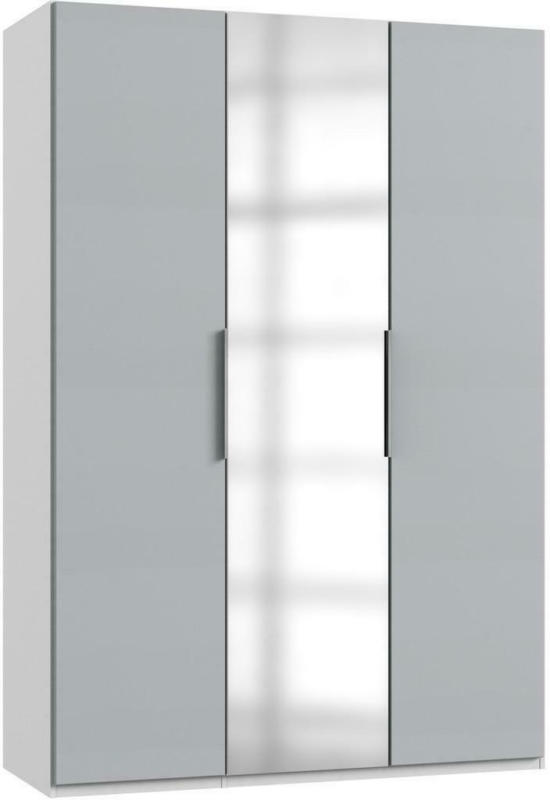 Drehtürenschrank Level36a Hellgrau/Weiß B:150cm