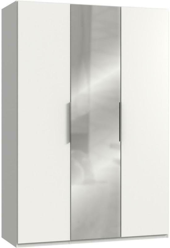 Drehtürenschrank Level 36a Grau/Weiß B:150cm