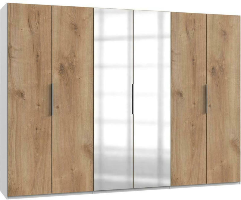 Drehtürenschrank Level36a Eiche/Weiß B:300 cm