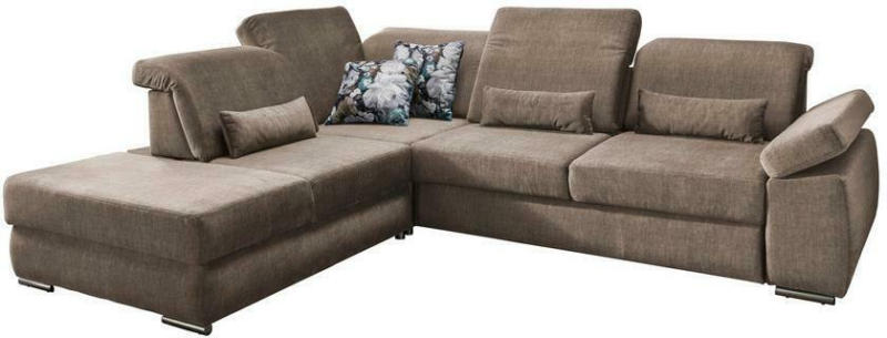 Ecksofa Milian Hellbraun S:250/297 cm