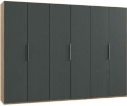 Drehtürenschrank Level36a Eiche/Graphit B:300cm