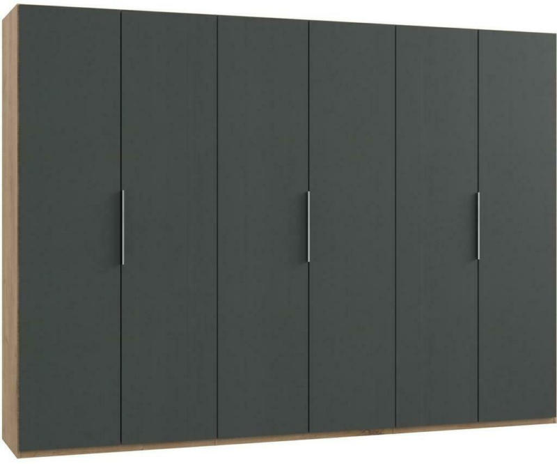 Drehtürenschrank Level36a Eiche/Graphit B:300cm