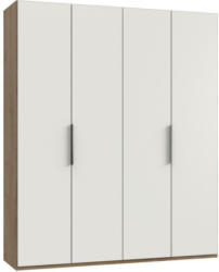 Drehtürenschrank Level36a Eiche/Weiß B:200 cm