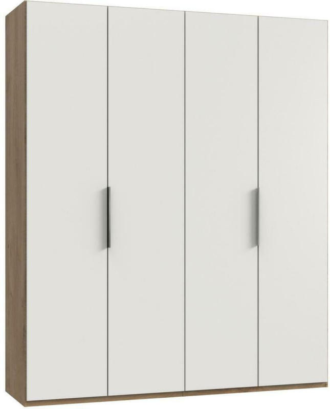 Drehtürenschrank Level36a Eiche/Weiß B:200 cm