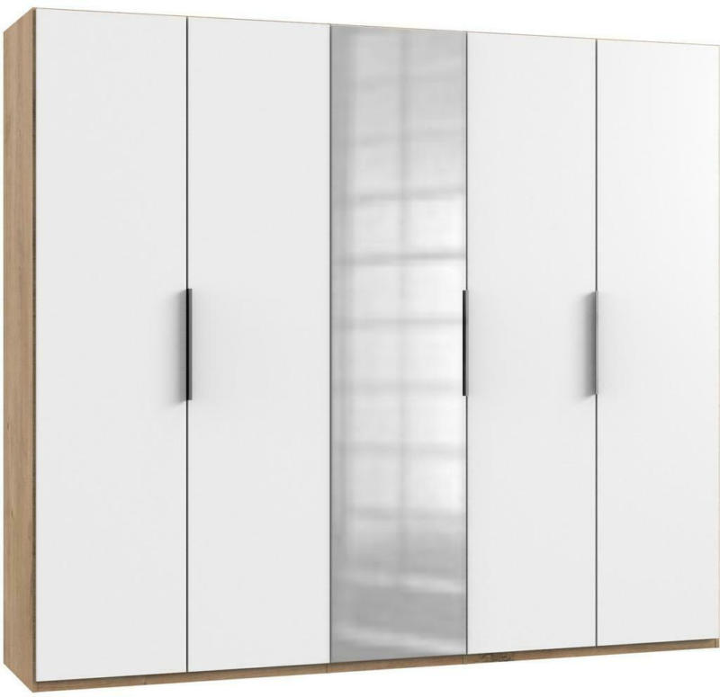 Drehtürenschrank Level36a Eiche/Weiß B:250 cm