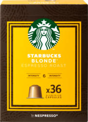 Starbucks by Nespresso® Kaffeekapseln Blonde Espresso, 36 Kapseln