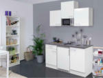 Möbelix Küchenzeile Lucca mit Geräten 150 cm Weiß