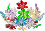 Möbelix Deckeleuchte Rainbow Ø 46 cm mit Bunten Acryl-Blumen