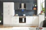 Möbelix Küchenzeile Corner mit Geräten 310 cm Weiß/Anthrazit