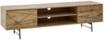Möbelix Lowboard Wohnling B: 160 cm Braun/Schwarz