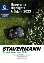 Stavermann GmbH Stavermann - Husqvarna - bis 15.04.2023