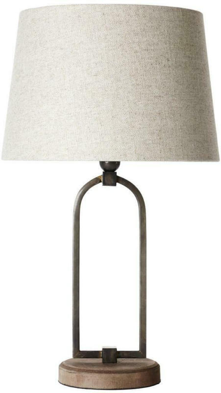 Tischlampe Sora Beige mit Schnurschalter