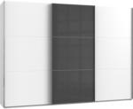 Möbelix Schwebetürenschrank B: 300 cm Level Grau/Weiß