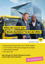 Werde Busfahrer*in bei der BVG!