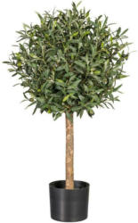 Kunstpflanze Olive Grün H: 90 cm mit Topf
