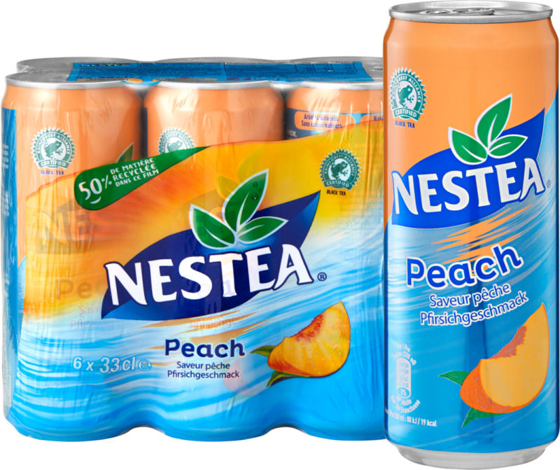 Nestea Ice Tea Peach, 6 x 33 cl