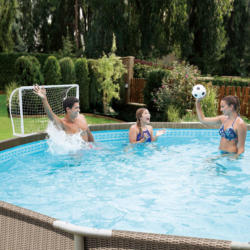 Summer Waves Polo-Set Poolspiel weiß B/H/L: ca. 110x95x20 cm