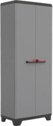 Geräteschrank E-Com Stilo Tall B: 68 cm Grau/Rot/Schwarz