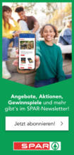 SPAR Supermarkt Jetzt SPAR Newsletter abonnieren - bis 15.06.2023