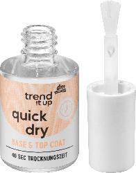 trend !t up Überlack Quick Dry Base & Top Coat transparent