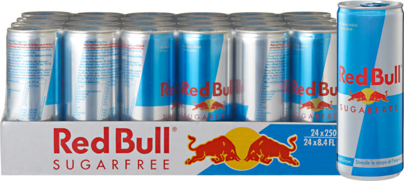 Red Bull Sugarfree, 24 x 25 cl